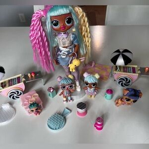 L.O.L. Surprise! O.M.G. Candylicious Fashion Doll and family